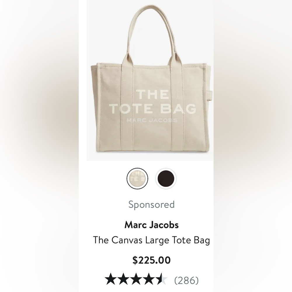 Marc Jacob tote bag large